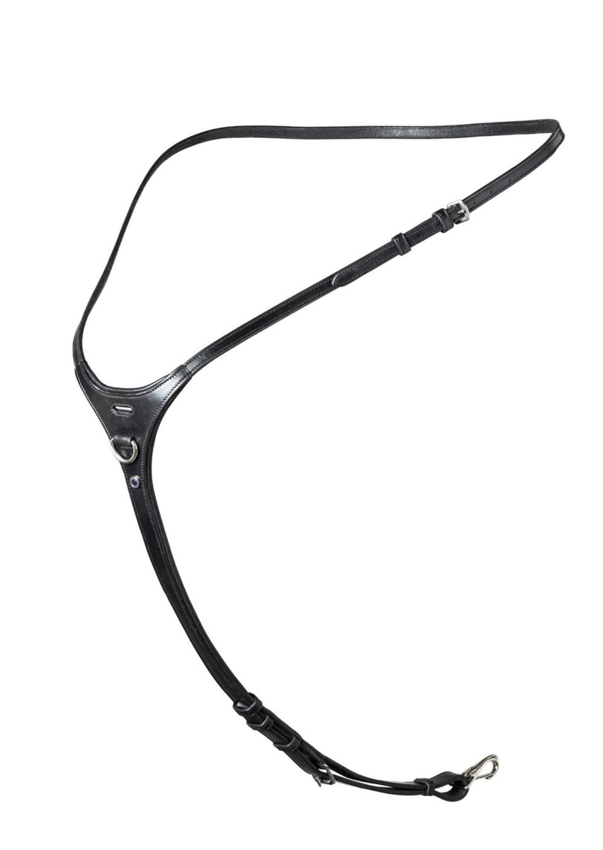 Breastplate Cuir Anglais – NEUF – Avec Attache Martingale De Course – Fabriqué Inde