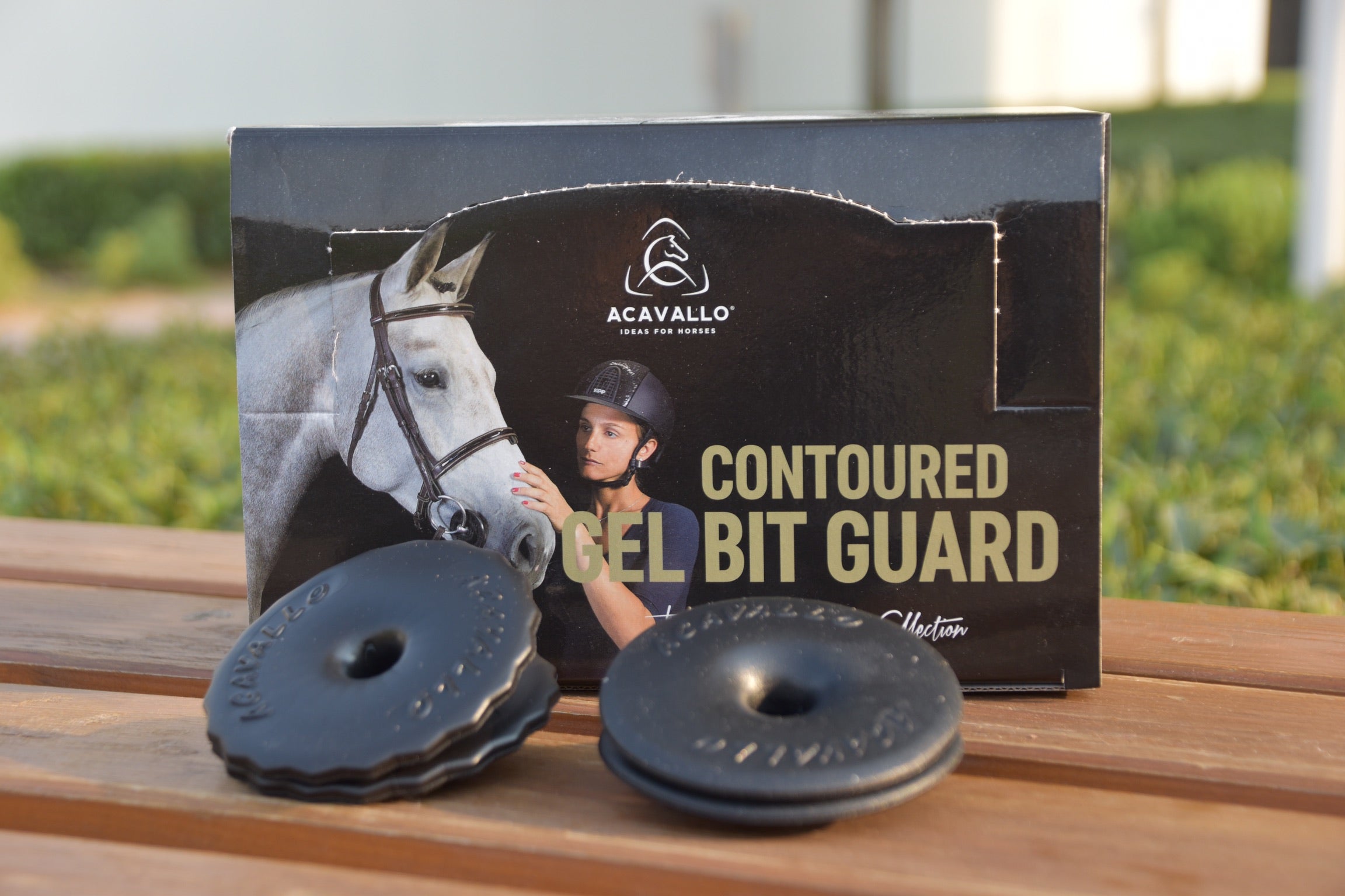 Acavallo Gel Bit guard Contoured Black