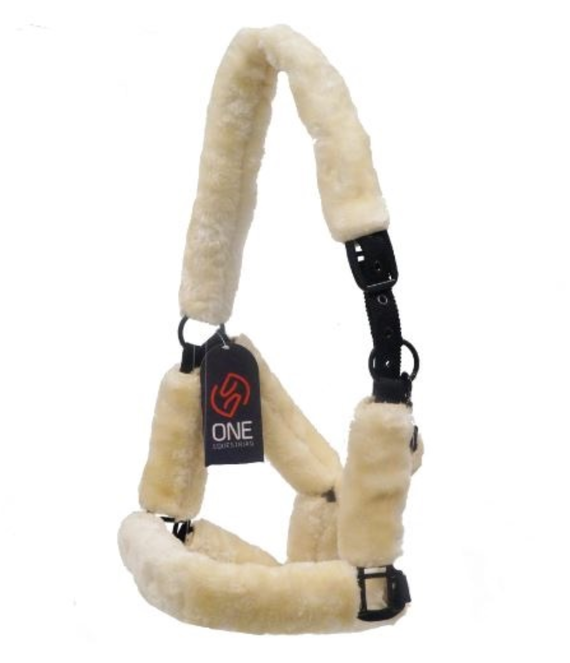 Headcollar nylon with synthetic sheepskin - Royal Horse Food