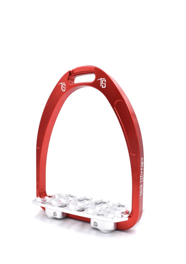Tech Stirrups Brixia Endurance Red